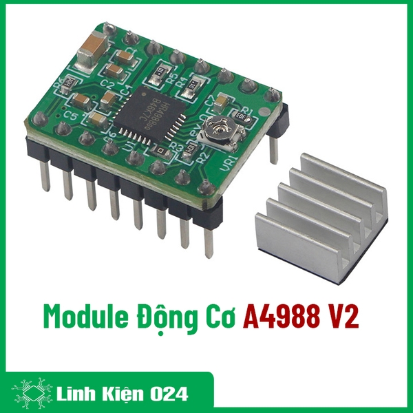 Module Điều Khiển Động Cơ Bước Máy In 3D A4988 Reprap V2 (K4B12-2)
