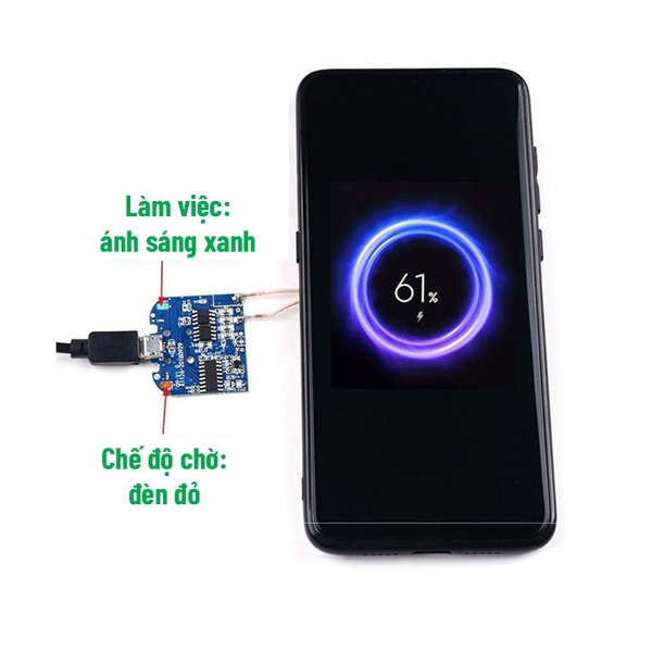 Module DIY Sạc Không Dây Qi IOS/Android - Bộ Phát V1