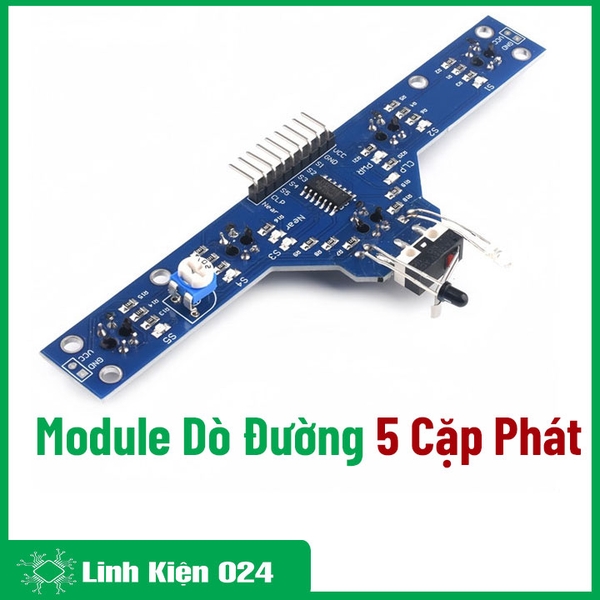 Module Dò Đường - 5 Cặp Phát Hồng Ngoại (K3B19)