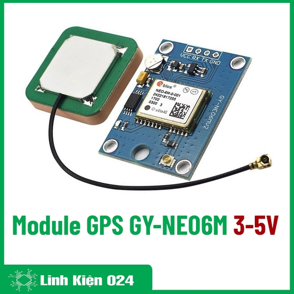 Module GPS GY-NEO6M Eeprom MWC APM2.5 3V-5V( Gồm Anten ) (K3e1)