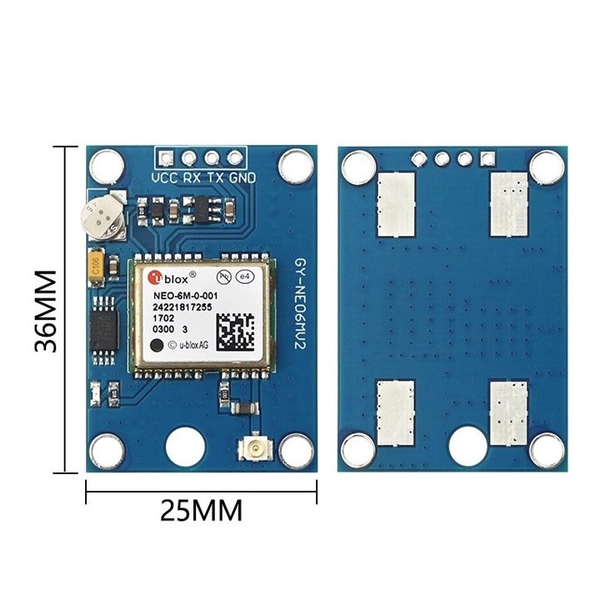 Module GPS GY-NEO6M Eeprom MWC APM2.5 3V-5V( Gồm Anten ) (K3e1)