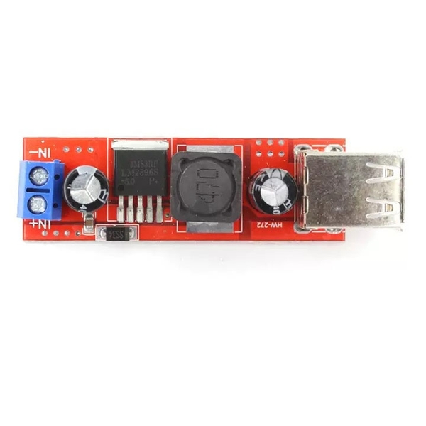 Module Hạ Áp Buck DC-DC Vin 6V-40VDC Vout 5V 3A 2 Đầu RA V1 (K2E4)