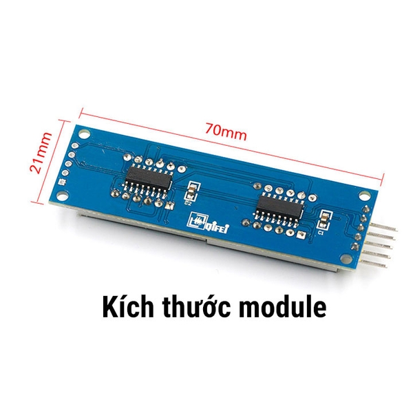 Module Led 7 Thanh 8 Số HC595