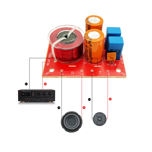 Module Phân Tần Loa 2 Kênh 48Hz-20Khz 80W