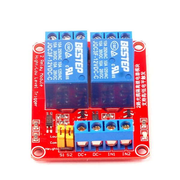 Module Relay 2 Kênh 12VDC H/L (K4A7)