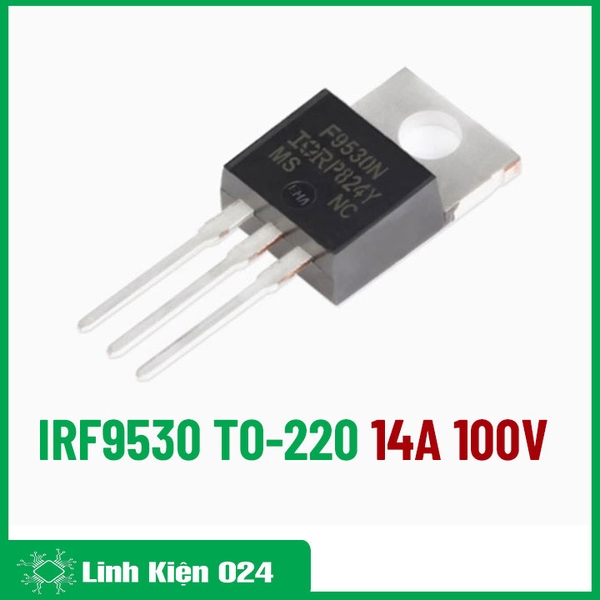 Mosfet IRF9530 TO-220 14A 100V P-CH (K9C5)