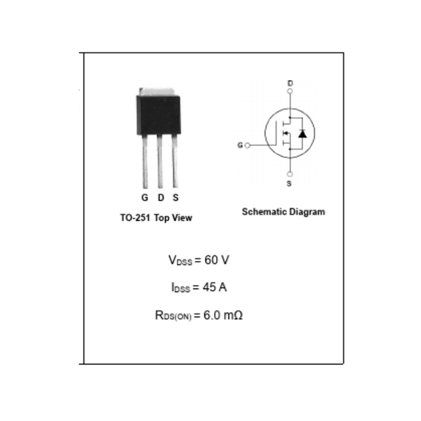 Mosfet IRFZ44 TO-220 50A 55V N-CH (K9C4)