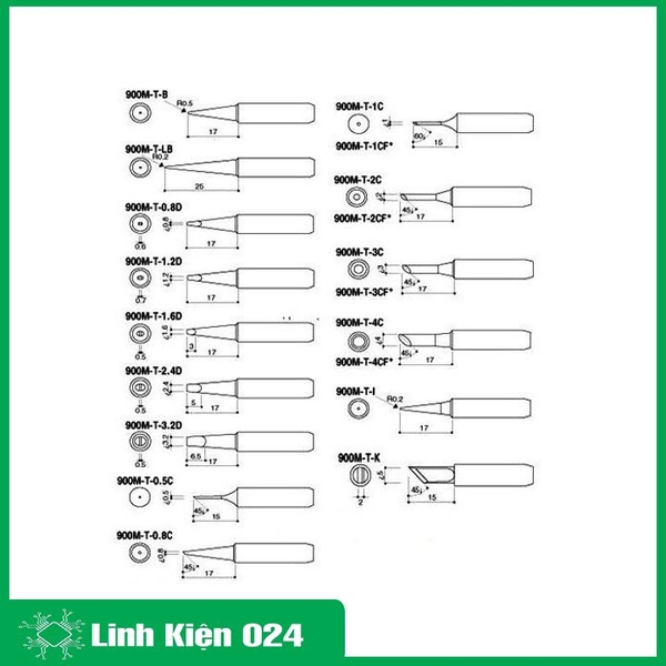Mũi Hàn 900M Cao Cấp - 1 Mũi