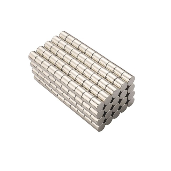 Combo 20 Nam Châm Đất Hiếm Loại Tròn 8x5mm Mạ Niken Lực Từ N35 Cực Mạnh