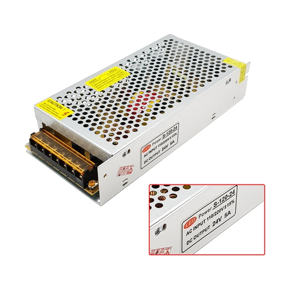 Nguồn Tổ Ong Đổi Nguồn từ 220V Về 24V-5A ( Loại Xịn Đủ Công Suất )