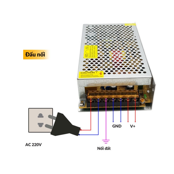 Nguồn Tổ Ong Đổi Nguồn từ 220V Về 24V-5A ( Loại Xịn Đủ Công Suất )