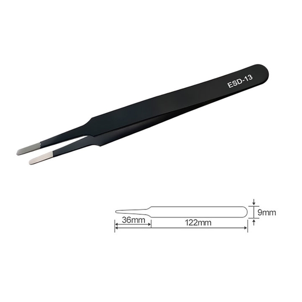 Nhíp Kẹp Linh Kiện Điện Tử Vetus ESD-13 Chân To Cao Cấp