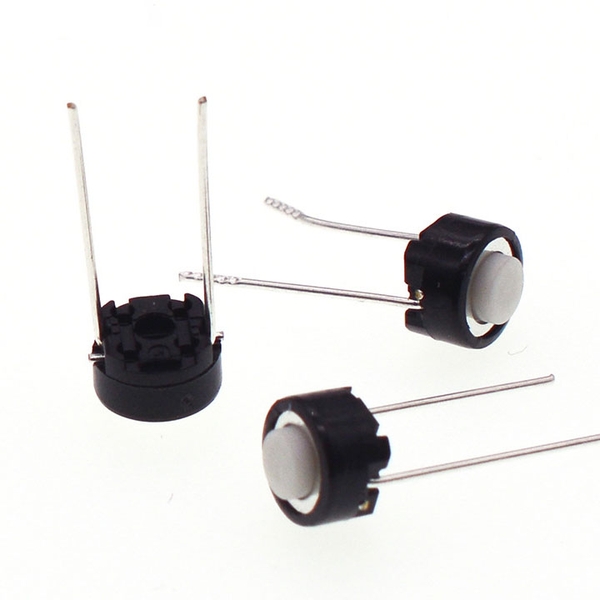 Nút Nhấn 2 Chân - Trắng (K2C10)