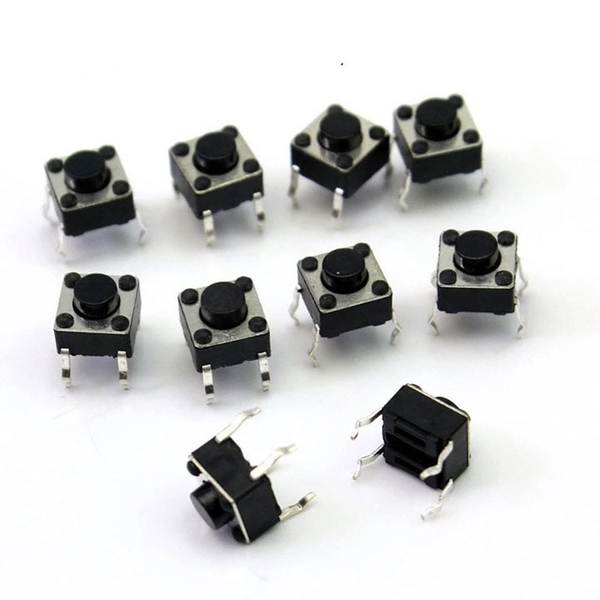 Nút Nhấn 4 Chân 6x6x5mm (K2C14-1)