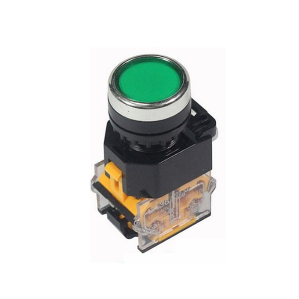 Nút Nhấn Đề Giữ Không Đèn LA38-380V 10A  2 Tiếp Điểm Thường Đóng
