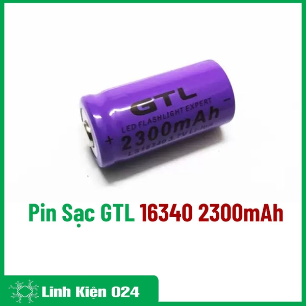 Pin Sạc GTL16340 2300mah