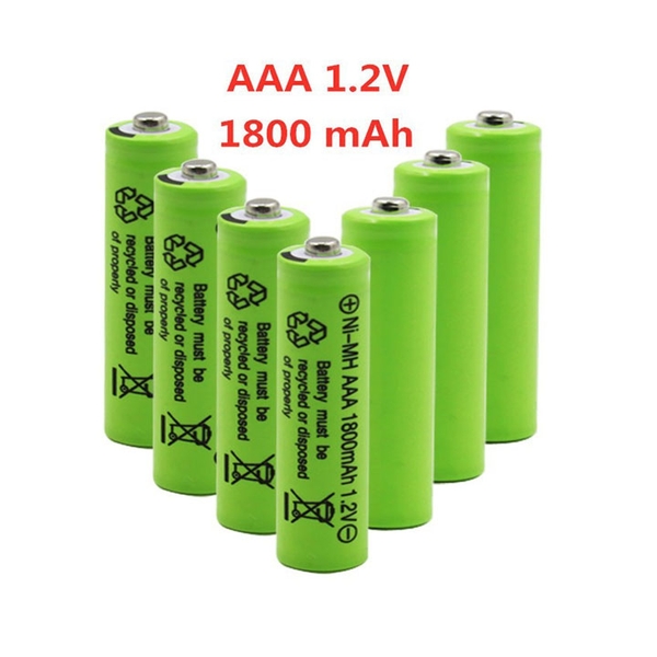 Bộ 2 Pin Sạc AAA 1.2V 1800mA