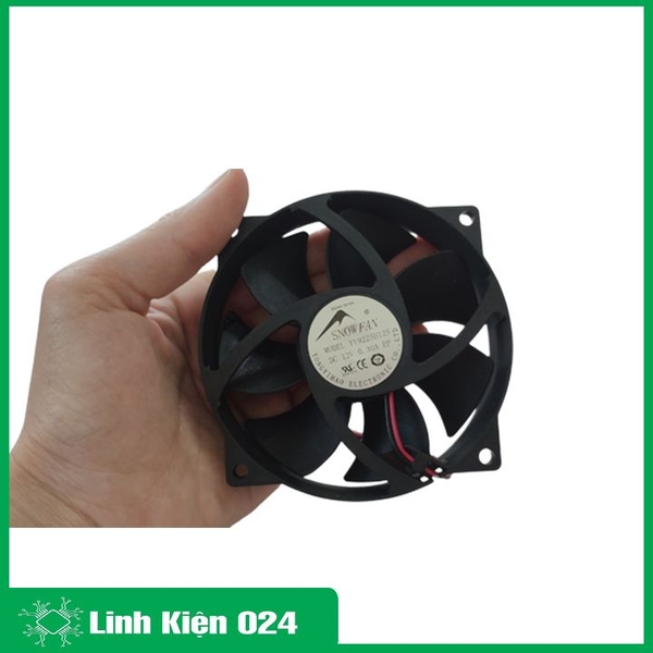 Quạt Tản Nhiệt Tròn 12V 0.3A Kích Thước