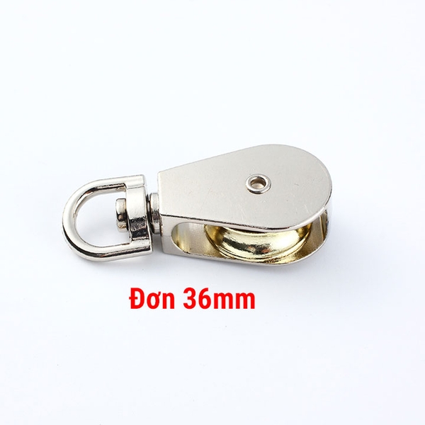 Ròng Rọc Treo Có Thể Trượt Được Con Lăn Đồng