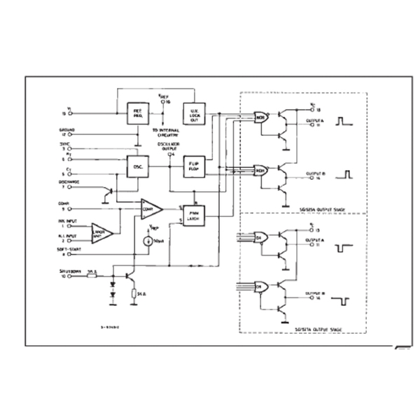SG3525 DIP-16 - IC Điều Xung PWM (k9g20)