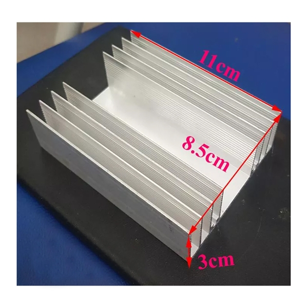 Tản Nhiệt Nhôm 8.5x10cm 220G Có Cánh Tản