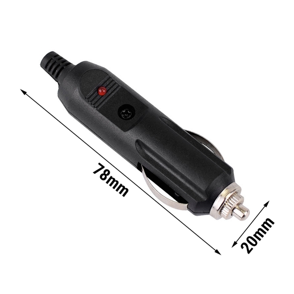 Tẩu Điện 12V Lấy Nguồn Điện Ô Tô Có Đèn Báo