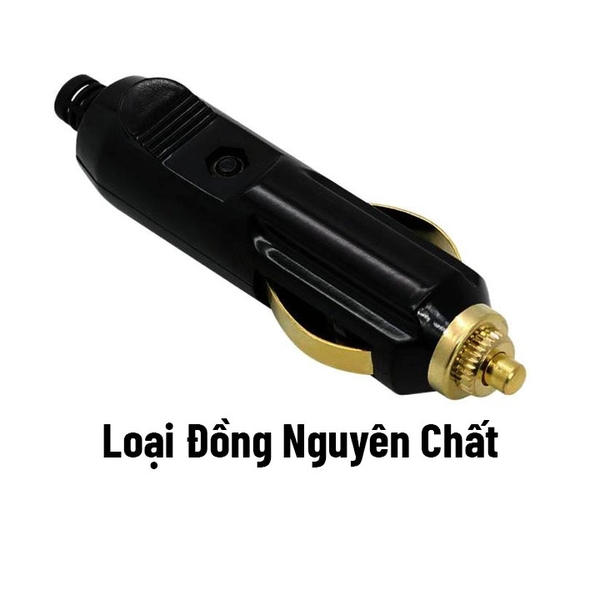 Tẩu Điện 12V Lấy Nguồn Điện Ô Tô Có Đèn Báo