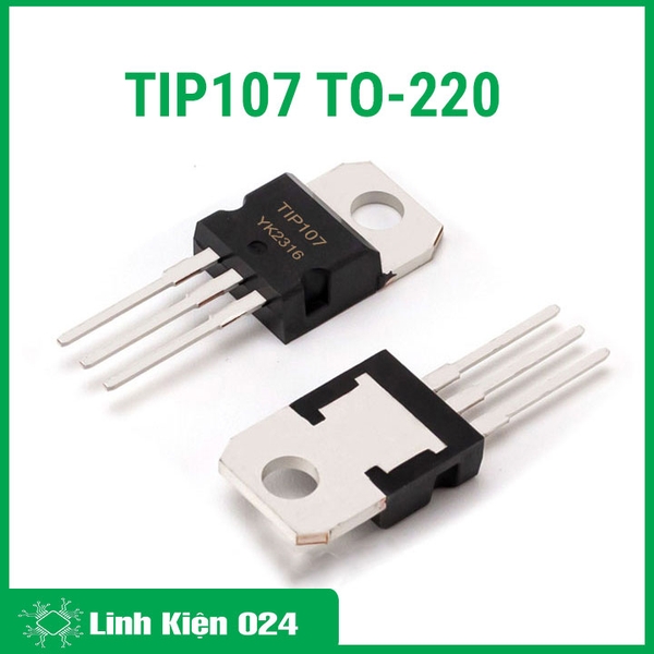 TIP107 TO-220 PNP 100V 8A 80W Darlington Transistor (K9E3)