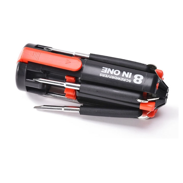 Bộ Tô Vít 8 Trong 1 Có Đèn Pin Chưa Bao Gồm Pin