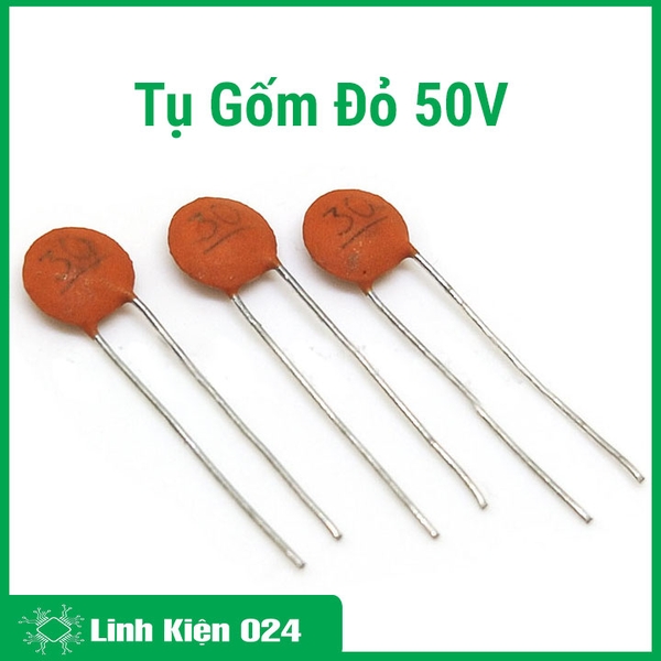 Tụ Gốm Đỏ 50V - Gói 10 Con