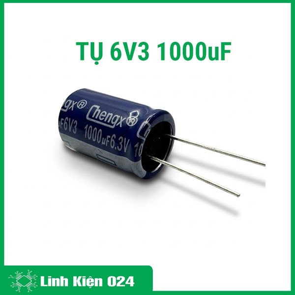 Tụ Hóa Phân Cực 6v3 1000uf (K8H9)