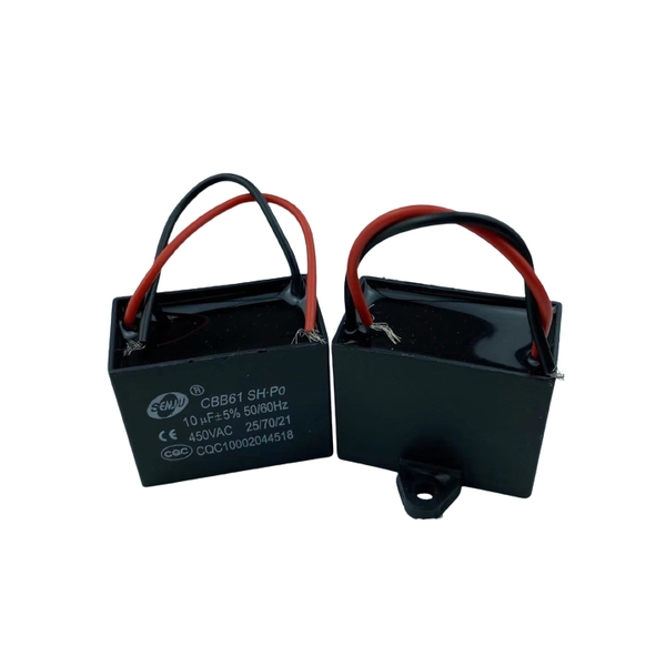 Tụ Quạt 8uF-10uF Dây SENJU CBB61 Loại Tốt