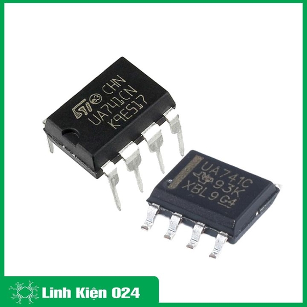 Ic Khuếch Đại Thuật Toán Op Amp uA741 (k9e9)