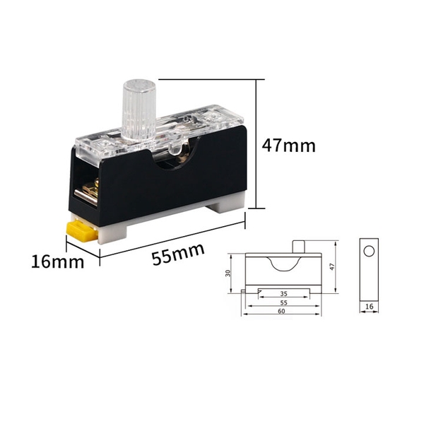 Vỏ Cầu Chì Ống FS-10 6x30mm
