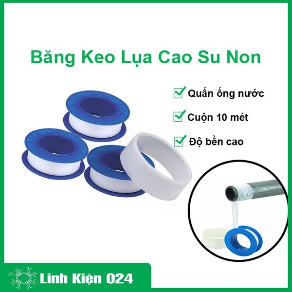 Băng Keo Lụa Nhập Khẩu - Băng Tan - Cao Su Non Quấn Ống Nước - Keo Non Các Loại