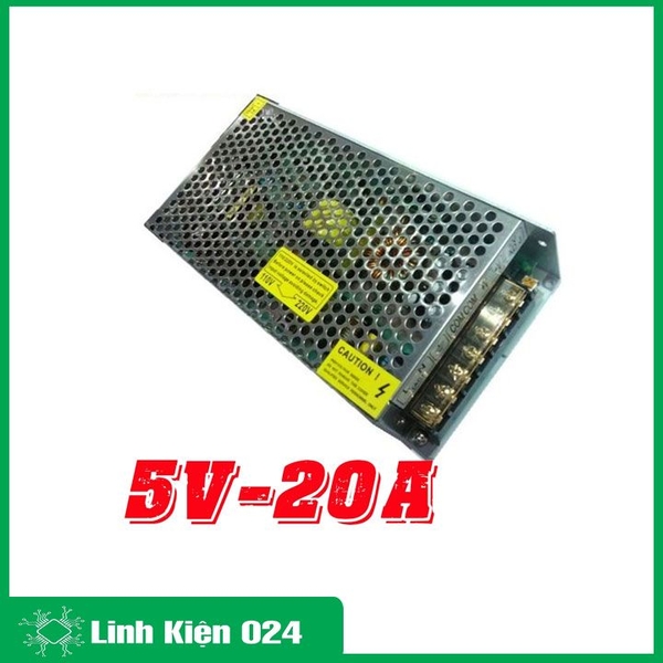 Nguồn Tổ Ong 5V 20A - Nguồn Tổng Led Quảng Cáo