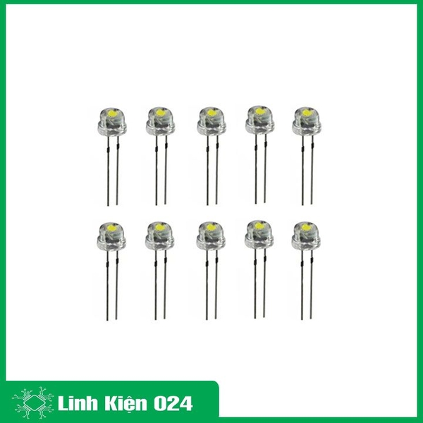 LED Lùn Phi 5mm - Gói 10 Con