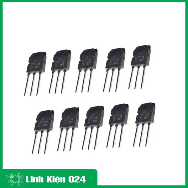 Combo 10 Con D718 TO-247 Trans NPN 8A 120V