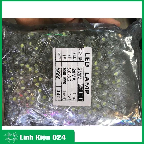 LED Lùn Phi 5mm - Gói 10 Con