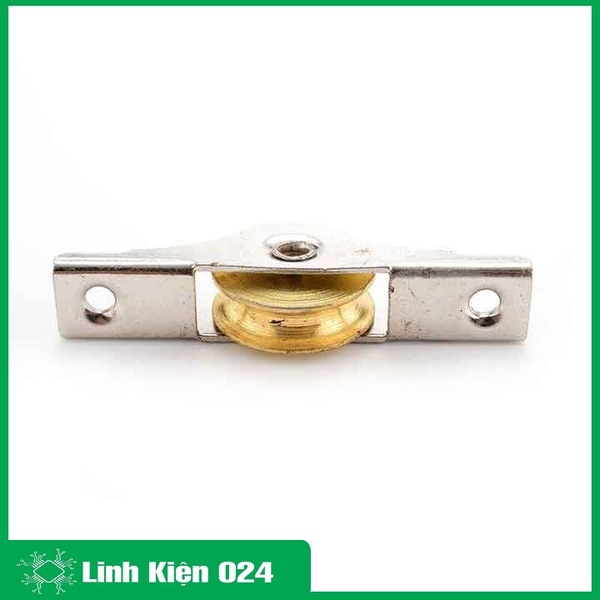 Bánh Xe Ròng Rọc, Con Lăn Trượt Cửa Tủ, Cửa Nhà ,Cửa Lùa Bằng Đồng Nguyên Chất