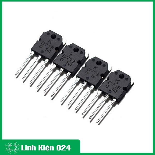 Combo 10 Con D718 TO-247 Trans NPN 8A 120V