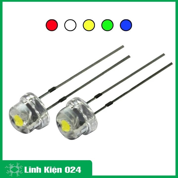 LED Lùn Phi 5mm - Gói 10 Con
