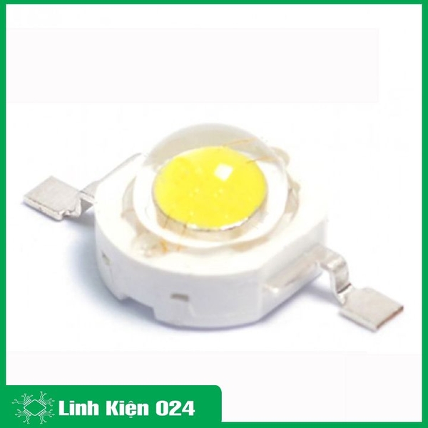 Bộ 3 Led Công Suất Siêu Sáng 3W Vàng Ấm ( Tặng 3 Đế Tản Nhiệt )