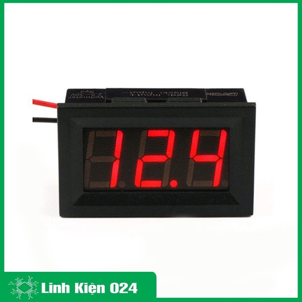 Vôn Kế Điện Tử 0.56 Inch 5-120VDC Đỏ (K2H7)
