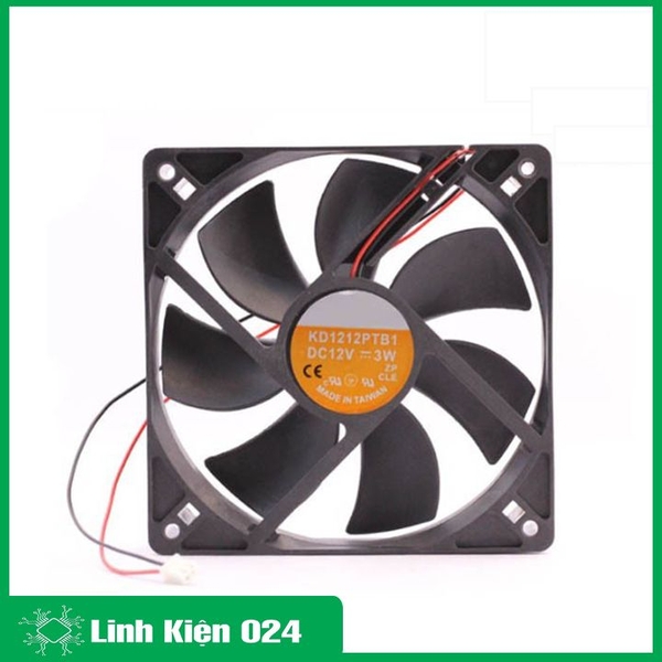 Quạt Tản Nhiệt Sunon 12VDC-3W 12x12x2.5 cm ( Tốc Độ Cao )