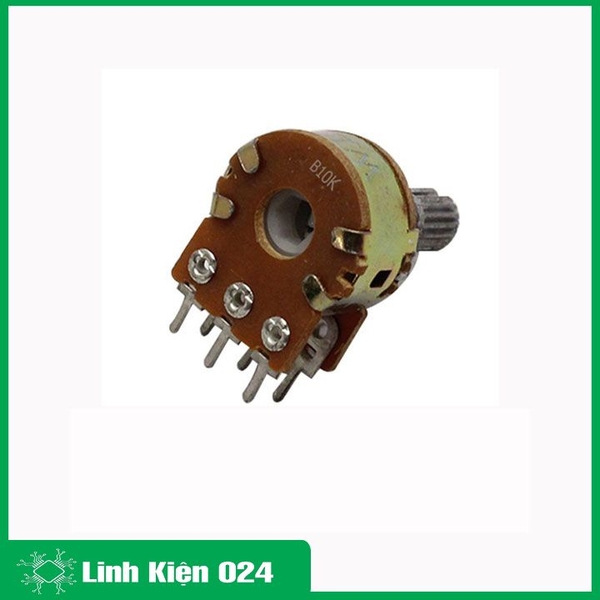 Bộ 5 Biến Trở Volum, Triết Áp Đôi 10K ( 6 Chân )