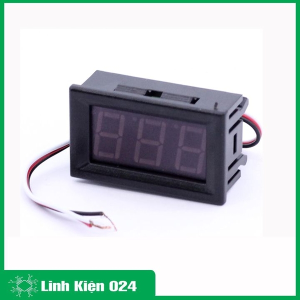 Vôn Kế Điện Tử 0.56 Inch 5-120VDC Đỏ (K2H7)