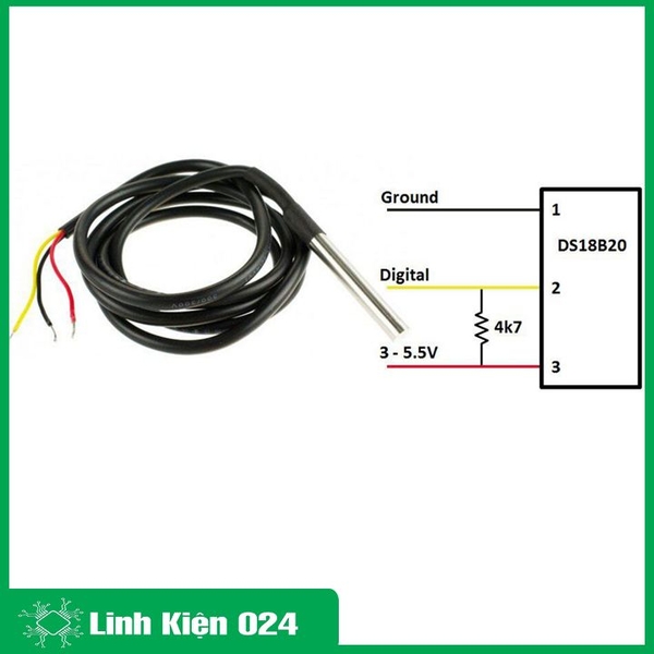 DÂY ĐO NHIỆT ĐỘ DS18B20 (K3H13)