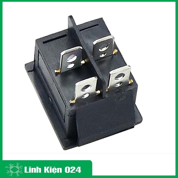 CÔNG TẮC BẬP BÊNH KCD5 - 6A/250V 4P 21x24mm (k1e18)