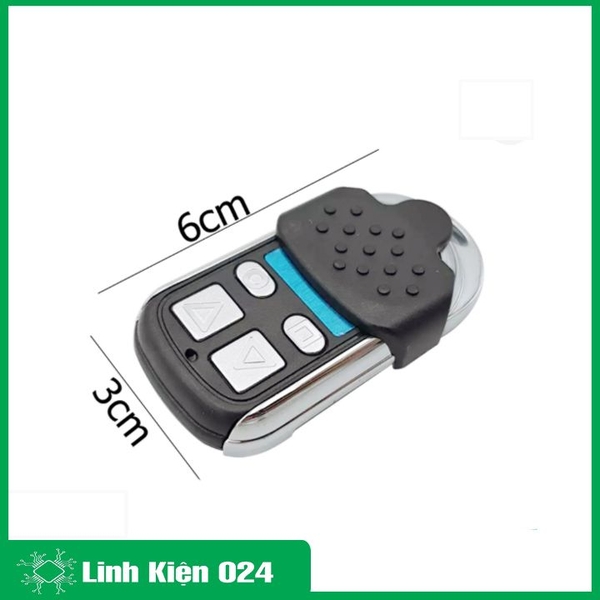 Tay Phát RF433 4 Kênh Học Lệnh Vỏ Sắt K4E10